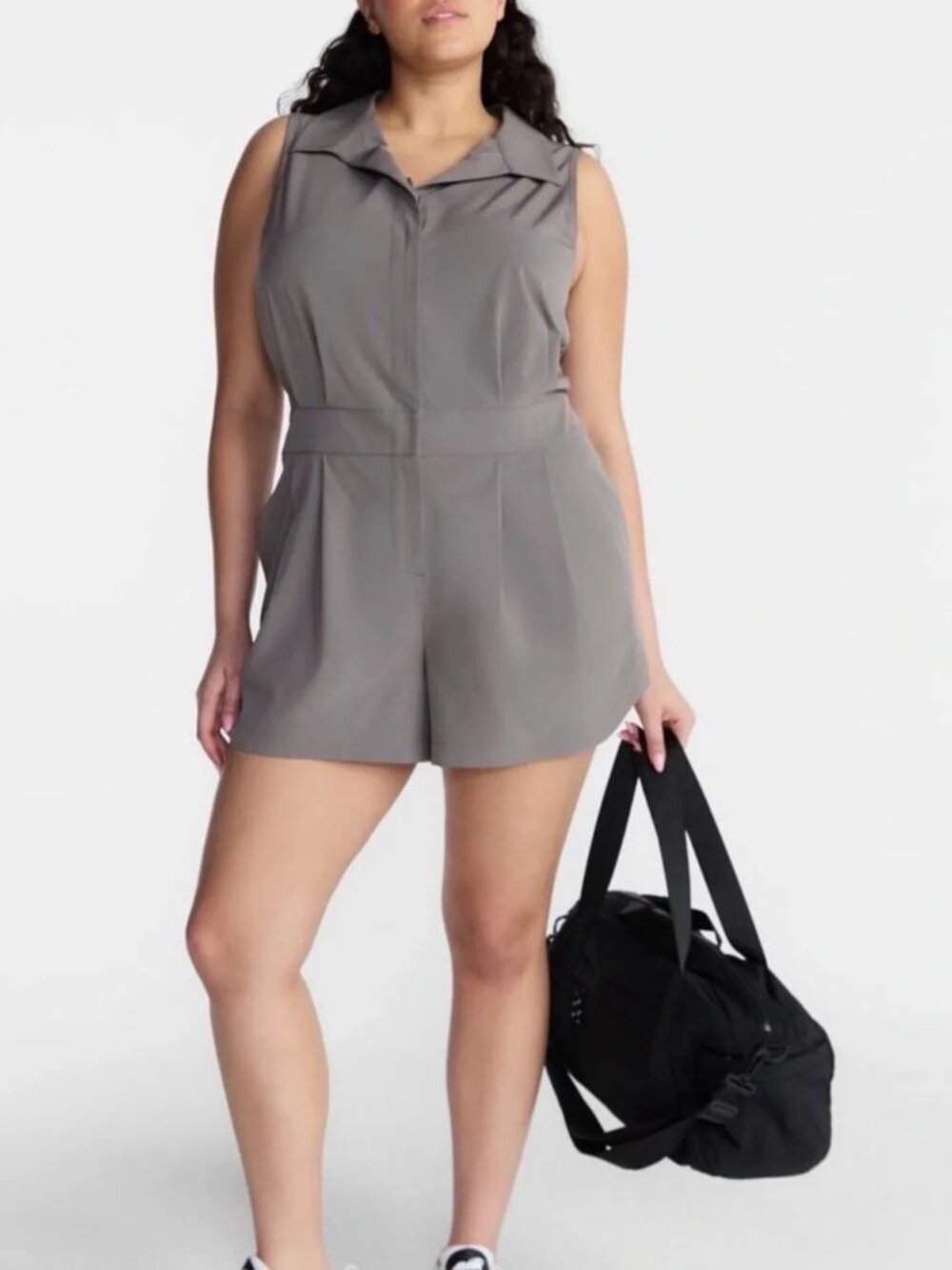 NWT Avia Stretch Romper XXXL utility sleeveless athleisure travel sportcore